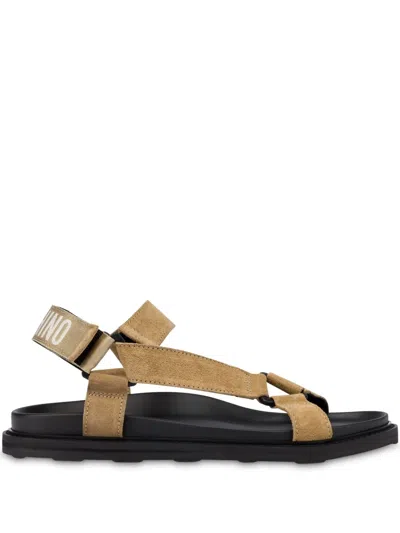 MOSCHINO SUEDE SANDALS