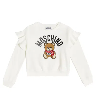 MOSCHINO TEDDY BEAR COTTON-BLEND SWEATSHIRT