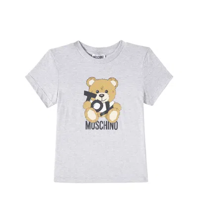 MOSCHINO TEDDY BEAR COTTON JERSEY T-SHIRT