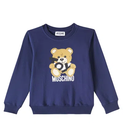 MOSCHINO TEDDY BEAR COTTON SWEATSHIRT