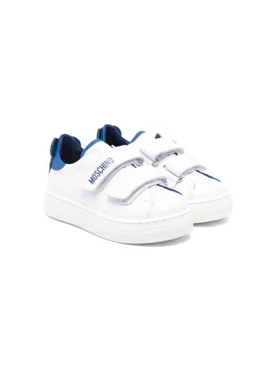 MOSCHINO TEDDY BEAR LEATHER SNEAKERS