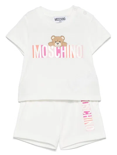 MOSCHINO TEDDY BEAR-MOTIF T-SHIRT AND SHORTS SET