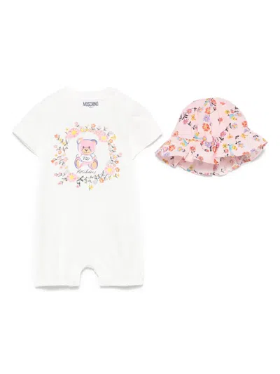 MOSCHINO TEDDY BEAR-PRINT ROMPER