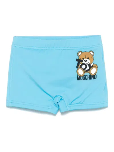 MOSCHINO TEDDY BEAR-PRINT SWIM TRUNKS