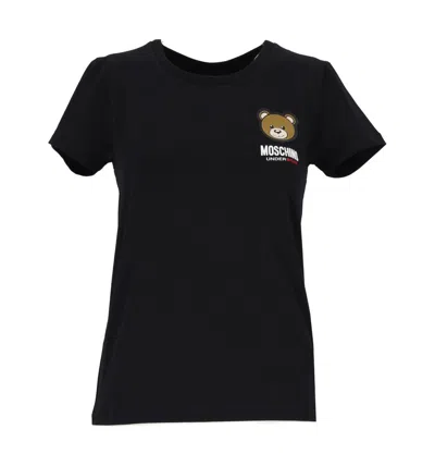 MOSCHINO MOSCHINO TEDDY BEAR PRINTED CREWNECK T