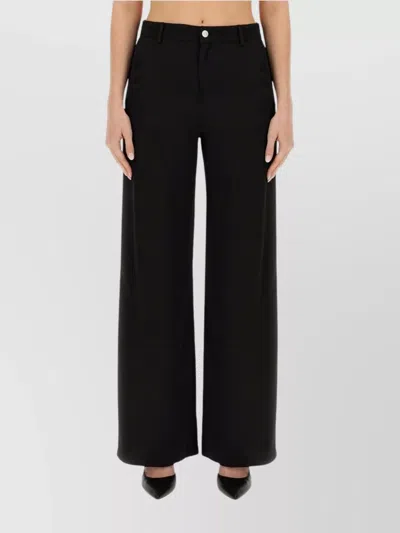 MOSCHINO WIDE-LEG TROUSERS FEATURING POCKETS