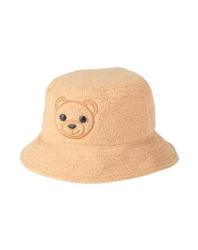 MOSCHINO MOSCHINO WOMAN HAT SAND SIZE L COTTON