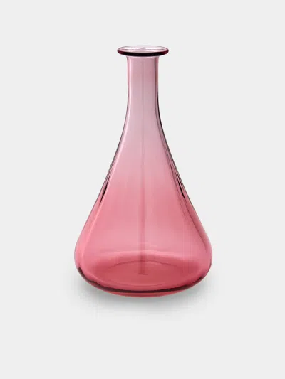 MOSER OPTIC HAND-BLOWN CRYSTAL WINE CARAFE