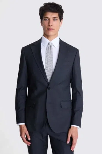 MOSS CUSTOM MADE  CHARCOAL STRETCH SUIT