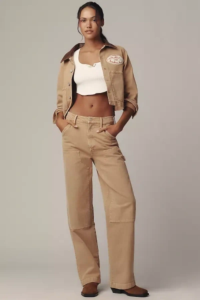 MOTHER BEE'S KNEES STUD FINDER WIDE-LEG PANTS