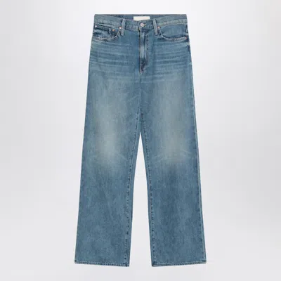 MOTHER MOTHER JEANS THE DODGER SNEAK LIGHT BLUE WASHED