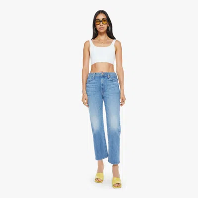 MOTHER THE DITCHER ZIP CROP BOOGIE DOWN JEANS