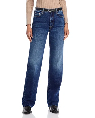 MOTHER THE RAMBLER ZIP HEEL JEANS IN UNPLUGGED