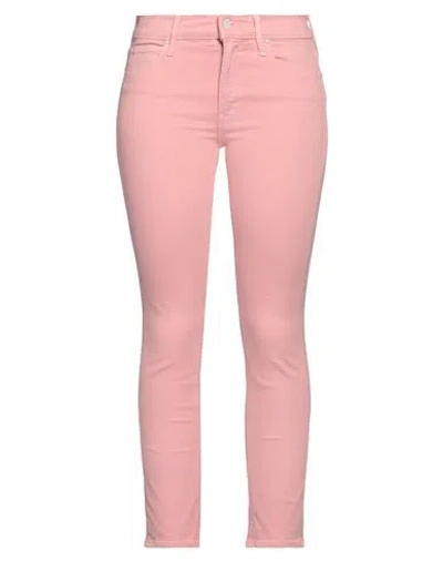 MOTHER MOTHER WOMAN JEANS PINK SIZE 31 COTTON, POLYESTER, ELASTANE