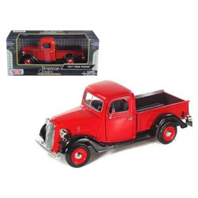 MOTORMAX 1937 FORD MODEL PICKUP TRUCK, RED