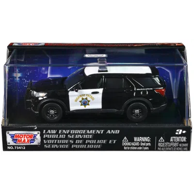 MOTORMAX 2022 FORD POLICE INTERCEPTOR UTILITY CALIFORNIA HIGHWAY PATROL LAW ENFORCEMENT & PUBLIC SERVICE SERI