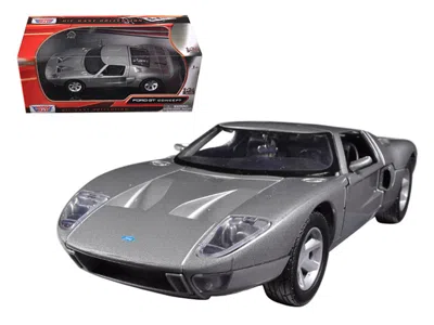 MOTORMAX FORD GT SILVER 1/24 DIECAST CAR MODEL BY MOTORMAX