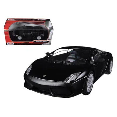 MOTORMAX LAMBORGHINI GALLARDO LP-560-4 MATT BLACK 1-24 DIECAST CAR MODEL