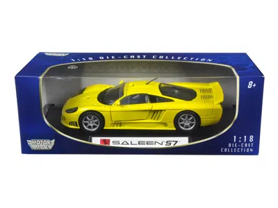 MOTORMAX SALEEN S7 YELLOW 1/18 DIECAST MODEL CAR BY MOTORMAX