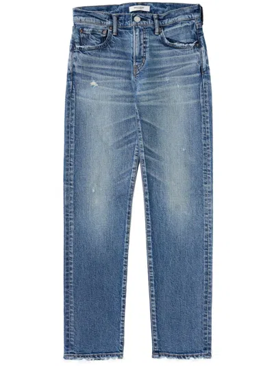 MOUSSY VINTAGE LINDEN STRAIGHT-LEG JEANS