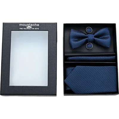 MOUSTACHE MOUSTACHE DOTTED TIE SET