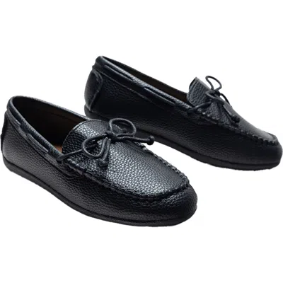 MOUSTACHE MOUSTACHE LEATHER MOCCASIN LOAFERS