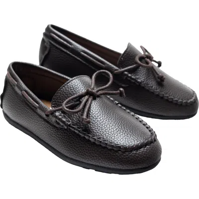 MOUSTACHE MOUSTACHE LEATHER MOCCASIN LOAFERS