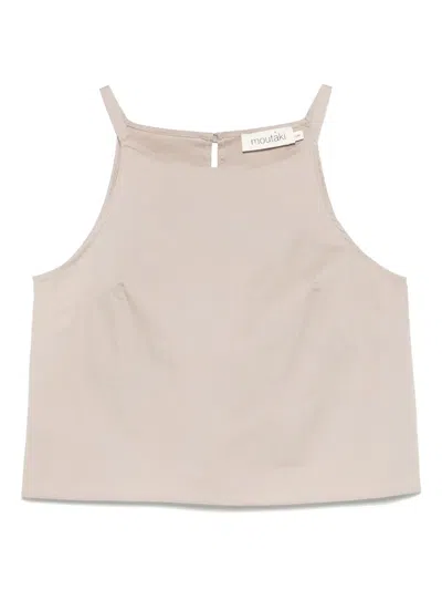 MOUTAKI STRETCH-COTTON TANK TOP