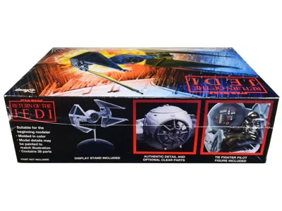 MPC SKILL 2 MODEL KIT TIE INTERCEPTOR SPACECRAFT "STAR WARS: RETURN OF THE JEDI" (1983) MOVIE 1/48 SCALE