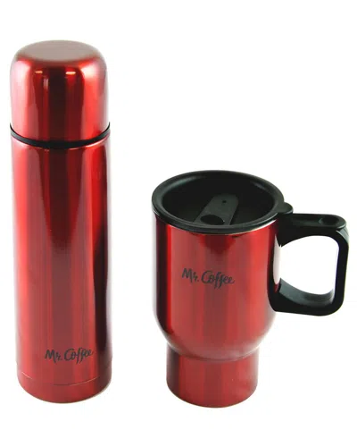 MR COFFEE MR. COFFEE JAVELIN 2PC DOUBLE WALL THERMOS AND TRAVEL MUG GIFT SET