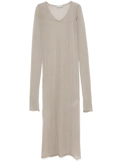 MRZ LAMÉ MIDI DRESS