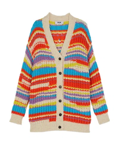 MSGM AGLIA KNITTED CARDIGAN