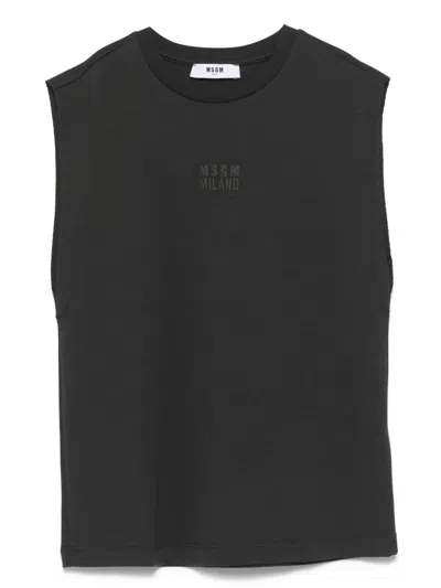 MSGM COTTON TANK TOP
