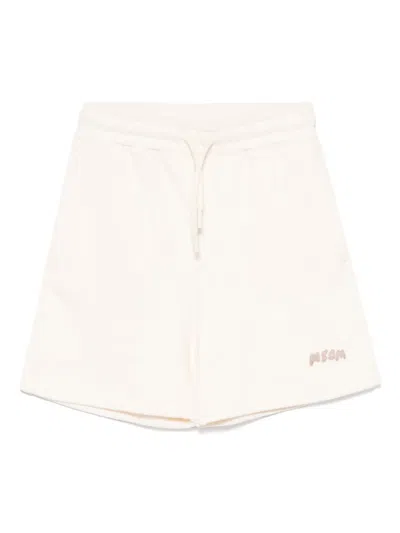 MSGM COTTON TRACK SHORTS