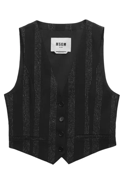 MSGM MSGM JACKETS BLACK