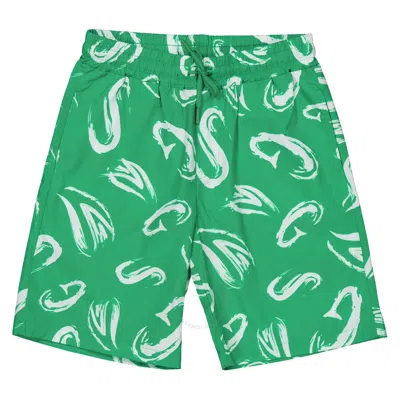 MSGM MSGM KIDS GRAFITTI PRINT BERMUDA SHORTS