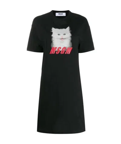 MSGM LOGO DRESS