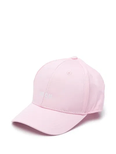 MSGM LOGO-EMBROIDERED CAP