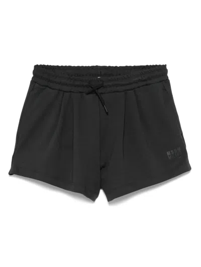 MSGM LOGO-PATCH SHORTS