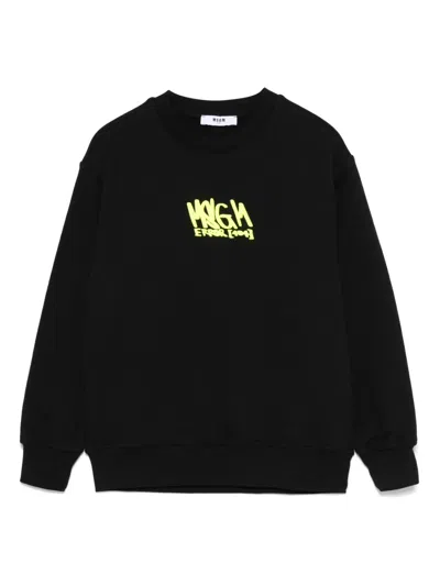 MSGM LOGO-PRINT SWEATSHIRT