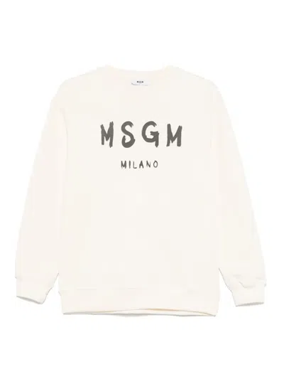 MSGM LOGO-PRINT SWEATSHIRT