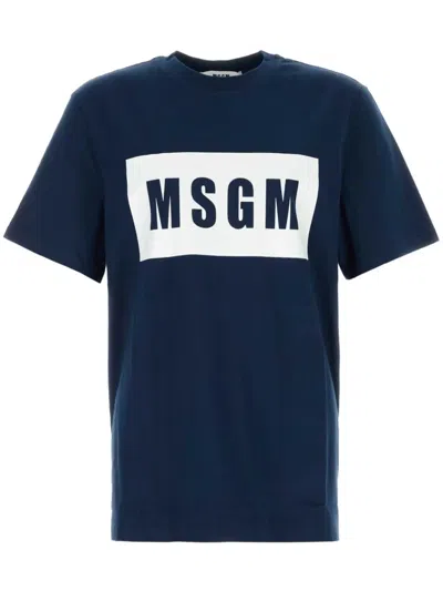 MSGM LOGO-PRINT T-SHIRT