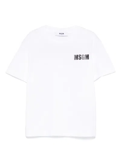 MSGM LOGO-PRINT T-SHIRT