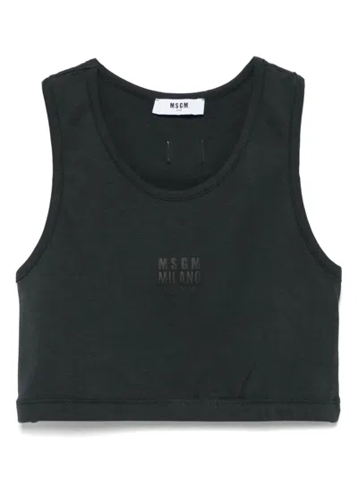 MSGM LOGO-PRINT TANK TOP
