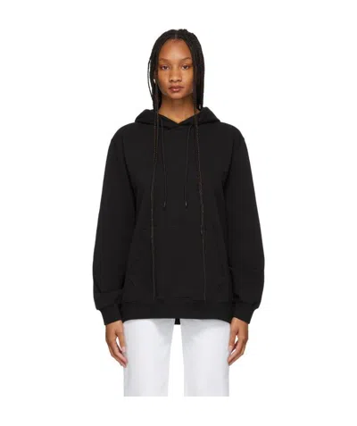 MSGM LOGO-TRIMMED HOODIE