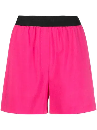 MSGM LOGO-WAISTBAND SHORTS