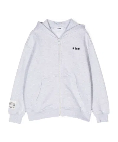 MSGM LONG SLEEVED HOODED HOODED SWEATER