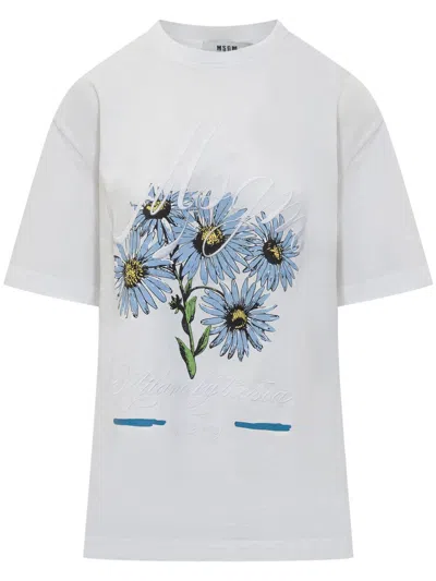 MSGM PRINTED T-SHIRT