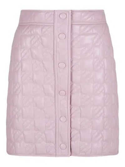 MSGM QUILTED MINI SKIRT
