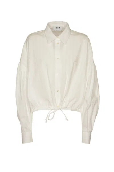 MSGM MSGM SHIRTS WHITE